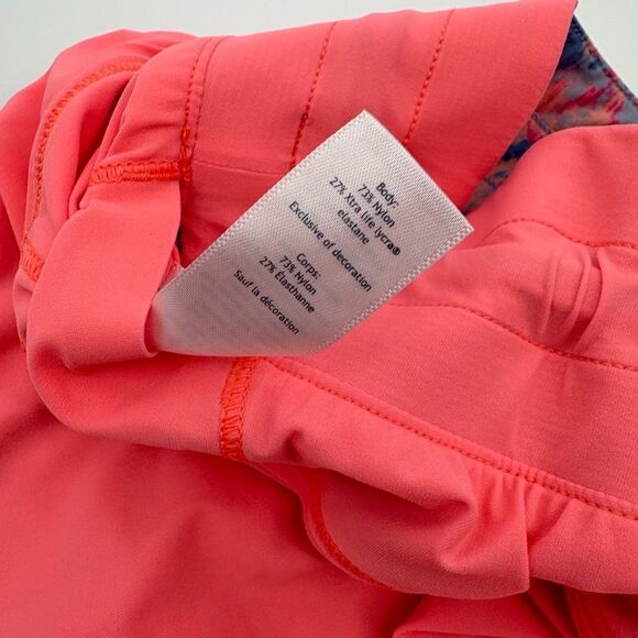 Ivivva by Lululemon Girls Blue Patterned Running Shorts Size 14 - Picture 8 of 8